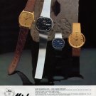 Mido Watch Company Switzerland Ocean Star Advert 1980 Swiss Ad Suisse Advert Horlogerie Horology