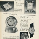 1954 Rosemont Clock Company Cortebert Solvil New Models Vintage 1954 Swiss Magazine Article Horology
