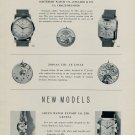 1955 Gruen Watch Company Ernest Borel Paul Buhre Zodiac New Models 1955 Swiss Magazine Article 1955 Gruen Watch Company Ernest Borel Paul Buhre Zodiac New Models 1955 Swiss Magazine Article