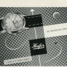 1949 Hafis Watch Company F. Suter & Cie Bienne Switzerland Vintage 1949 Swiss Ad Suisse Advert