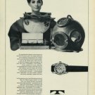1965 Technos Watch Company Welschenrohr Switzerland 1965 Swiss Ad Suisse Advert (Diving)