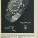1965 Universal Geneve Watch Company Geneva Switzerland Vintage 1965 Swiss Ad Suisse Advert Horology