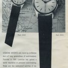 1958 Leonidas Watch Company St-Imier Switzerland 1958 Swiss Ad Suisse Advert Horology Horlogerie