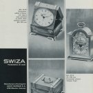 1967 Swiza Clock Company Switzerland Louis Schwab SA Vintage1967 Swiss Ad Suisse Advert Horology