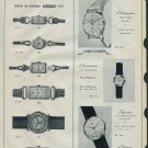 1958 Arsa Watch Company Switzerland Vintage 1958 Swiss Ad Suisse Advert Horology