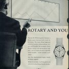 1958 Rotary Watch Company Rotary and You Vintage 1958 Swiss Ad Suisse Advert Switzerland