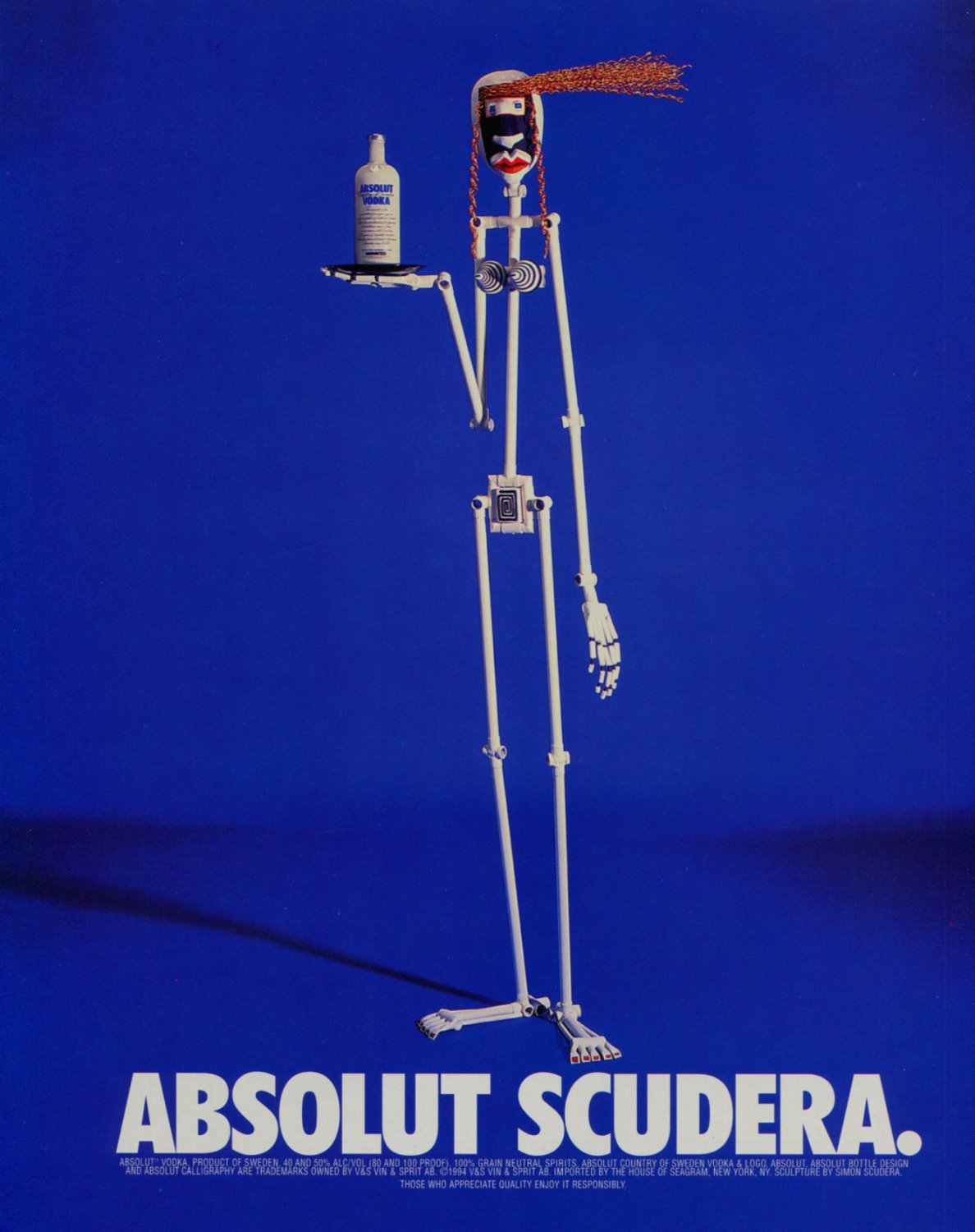 Simon Scudera Absolut Scudera Art Ad Absolut Vodka Advertisement Advert