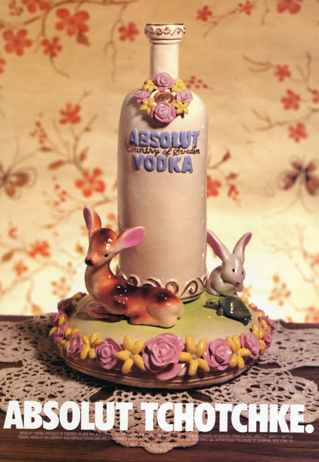 Absolut Tchotchke Art Ad Absolut Vodka Advertisement Advert