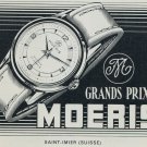 1957 Moeris Watch Company Saint-Imier Switzerland Vintage 1957 Swiss Ad Suisse Advert