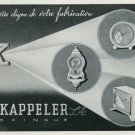 1947 G Kappeler S.A. Zofingue Switzerland Vintage 1947 Swiss Ad Suisse Advert Horology