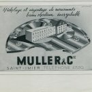 1947 Muller & Cie Saint-Imier Switzerland Vintage 1947 Swiss Ad Suisse Advert Horlogerie