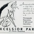 1951 Excelsior Park Watch Company St-Imier Switzerland Vintage 1951 Swiss Ad Suisse Advert
