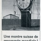 1957 Roamer Watch Company Soleure Switzerland Vintage 1957 Swiss Ad Suisse Advert