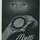 Mulfi Watch Company Henri Muller & Fils Vintage 1947 Swiss Print Ad Suisse Publicite Advert Mulfi Watch Company Henri Muller & Fils Vintage 1947 Swiss Print Ad Suisse Publicite Advert