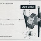 1956 Dom Watch Company Geneva Switzerland Vintage 1956 Swiss Ad Suisse Advert Horology 1956 Dom Watch Company Geneva Switzerland Vintage 1956 Swiss Ad Suisse Advert Horology