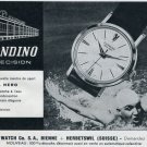1963 Candino Watch Company Naval Hero Advert Vintage 1963 Swiss Ad Suisse Advert Switzerland 1963 Candino Watch Company Naval Hero Advert Vintage 1963 Swiss Ad Suisse Advert Switzerland