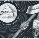 1951 Montanus Watch Company Schindler & Moenig Switzerland 1951 Swiss Ad Suisse Advert 1951 Montanus Watch Company Schindler & Moenig Switzerland 1951 Swiss Ad Suisse Advert