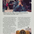 Placido Domingo Rolex Watch Company 1995 Print Ad Magazine Advert