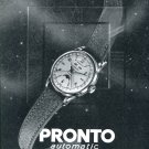 1951 Pronto Watch Company Switzerland Vintage 1951 Swiss Ad Suisse Advert Horology 1951 Pronto Watch Company Switzerland Vintage 1951 Swiss Ad Suisse Advert Horology