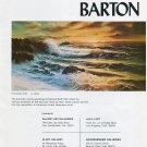 1975 Edward Barton Pounding Surf Vintage 1975 Art Ad Advert Magazine Advertisement