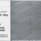 1975 Bridget Riley Vintage 1975 Art Exhibition Ad Advert Galerie Beyeler Basel Switzerland