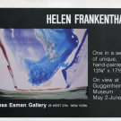 1975 Helen Frankenthaler Vintage 1975 Art Exhibition Ad Advert Guggenheim Museum