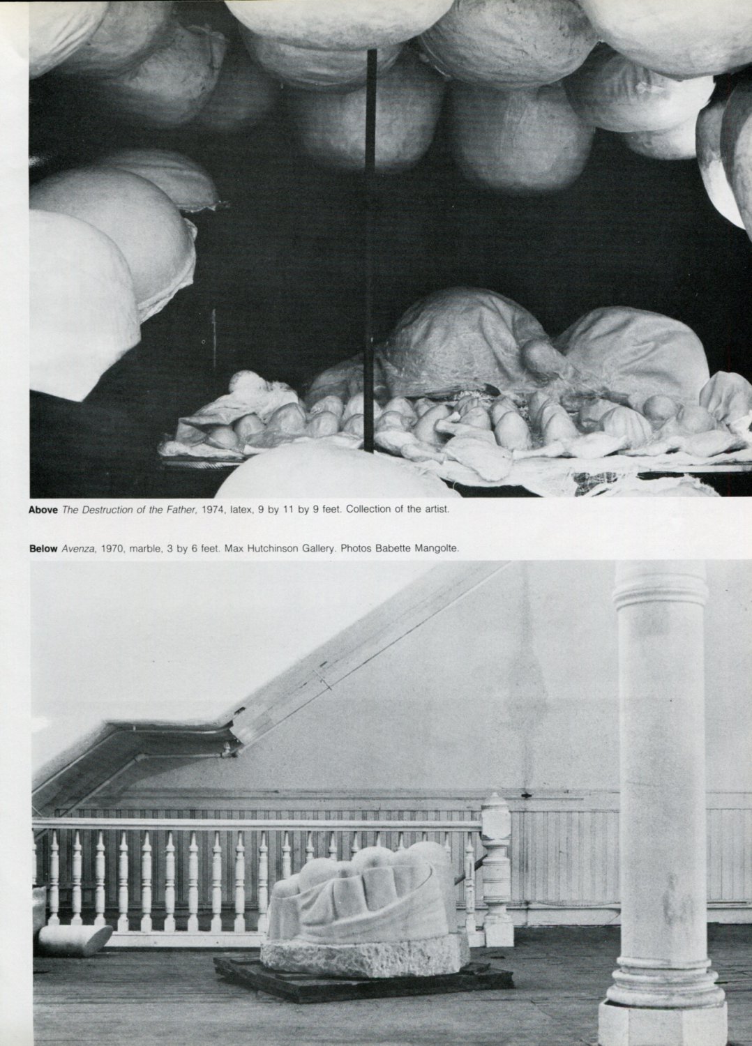1975 Louise Bourgeois An Iconography of Abstraction 1975 Magazine Article by Carl R. Baldwin