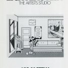 1974 Lichtenstein The Artist's Studio Vintage 1974 Art Ad Advert Leo Castelli Gallery NY