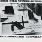 1974 Robert Murray Vintage 1974 Art Exhibition Ad Advert Advertisement Paula Cooper Gallery NY