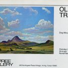 1974 Olin Travis Dog Mountain Advert 1974 Art Exhibition Ad Advertisement Dupree Gallery