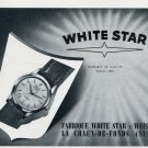 1955 White Star Watch Company Weiss + Co. Switzerland Vintage 1955 Swiss Ad Suisse Advert