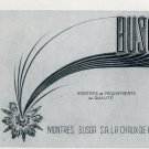 1955 Busga Watch Company Switzerland Vintage 1955 Swiss Ad Suisse Advert Horology 1955 Busga Watch Company Switzerland Vintage 1955 Swiss Ad Suisse Advert Horology