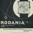 1965 Rodania Watch Company Grenchen Switzerland Vintage 1965 Swiss Ad Suisse Advert