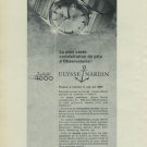 1965 Ulysse Nardin Watch Company Le Locle Switzerland Vintage 1965 Swiss Ad Suisse Advert
