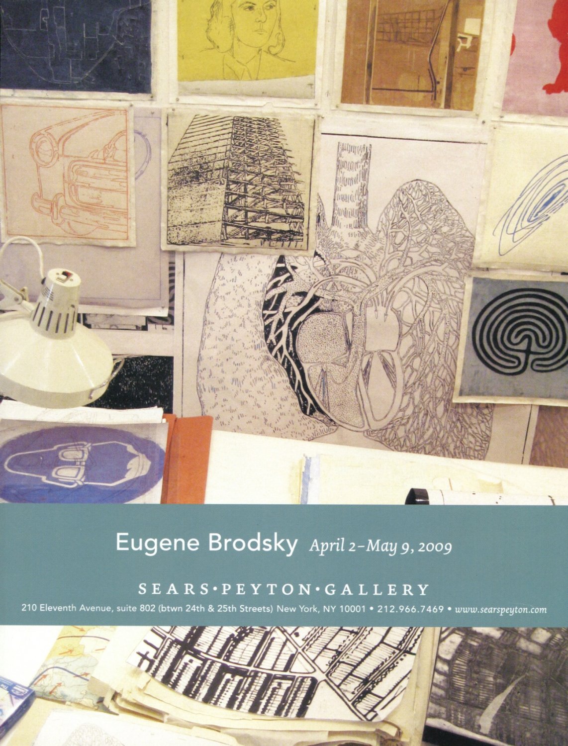 Eugene Brodsky 2009 Art Exhibition Ad Advert