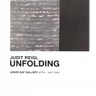 Judit Reigl Unfolding 2009 Art Exhibition Ad Advert