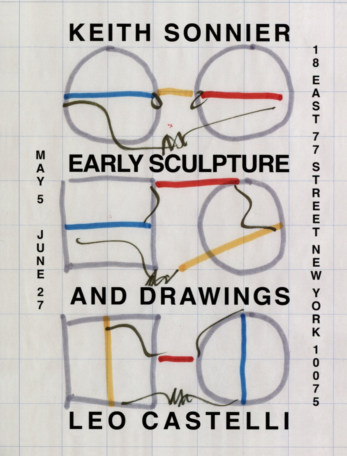 Keith Sonnier 2009 Art Exhibition Ad Advert Leo Castelli