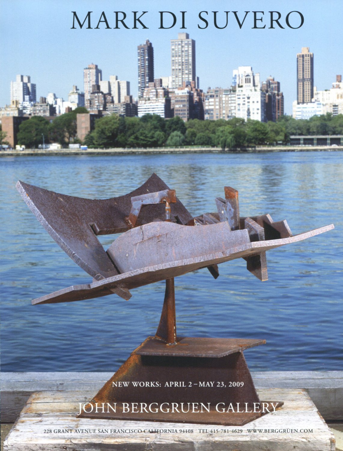 Mark Di Suvero 2009 Art Exhibition Ad Advert