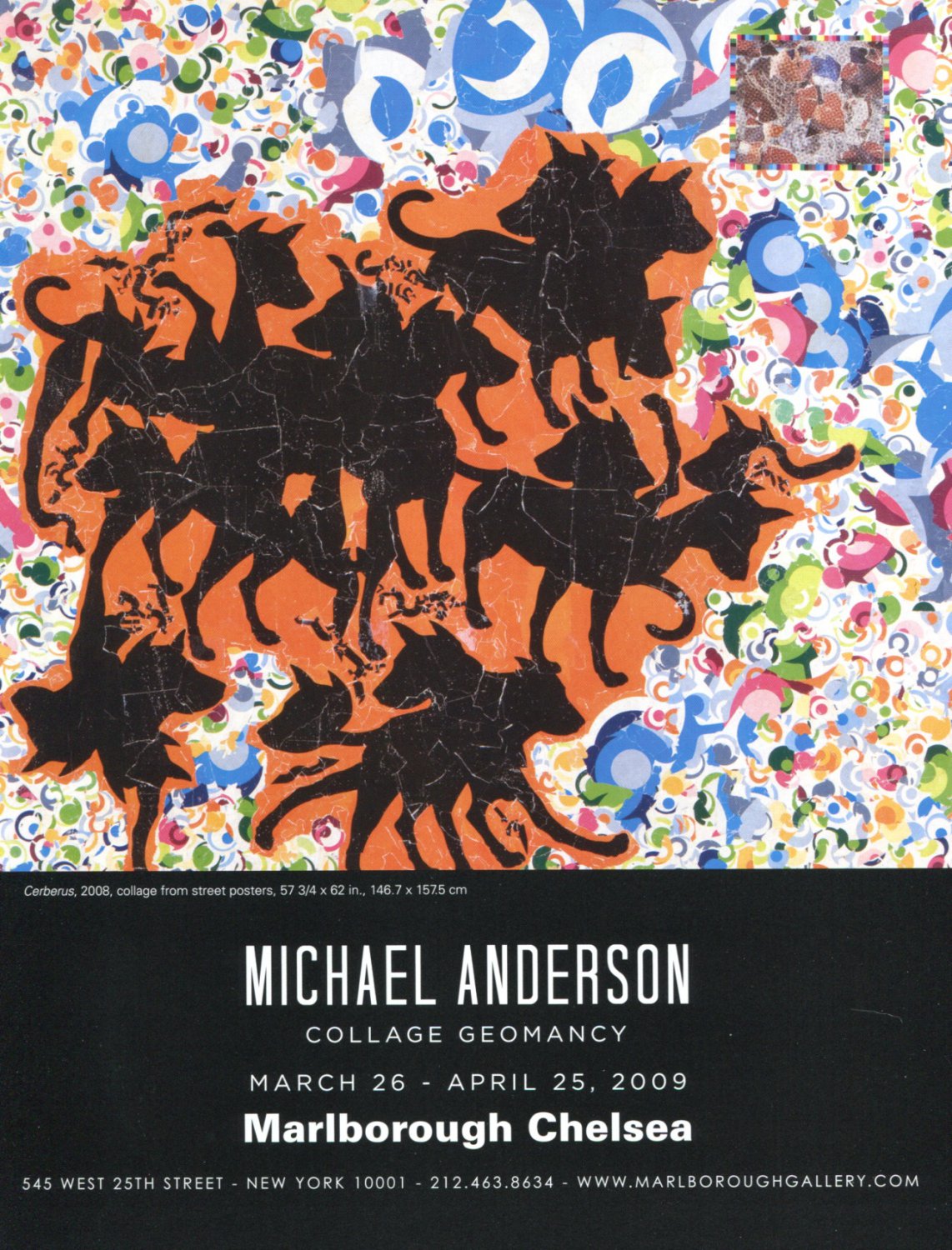 Michael Anderson Cerberus 2009 Art Exhibition Ad Advert