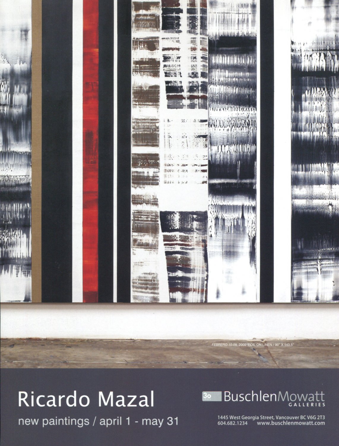 Ricardo Mazal 2009 Art Exhibition Ad Advert