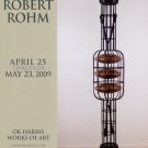 Robert Rohm 2009 Art Exhibition Ad Advert OK Harris