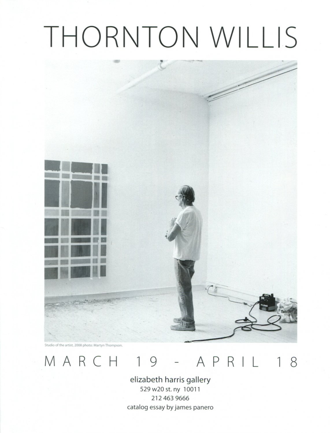Thornton Willis 2009 Art Exhibition Ad Advert