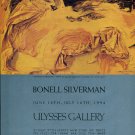 Bonell Silverman 1994 Art Exhibition Ad Advert Mended Knickers