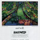 Hundertwasser 1994 Art Exhibition Ad Advert Green Town