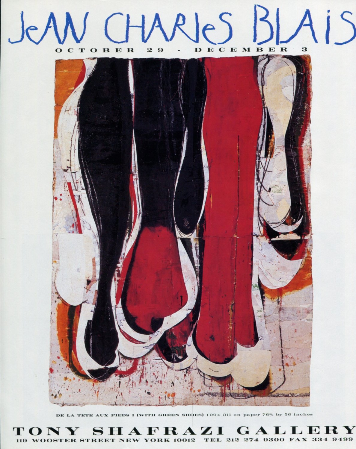 Jean Charles Blais 1994 Art Exhibition Ad Advert