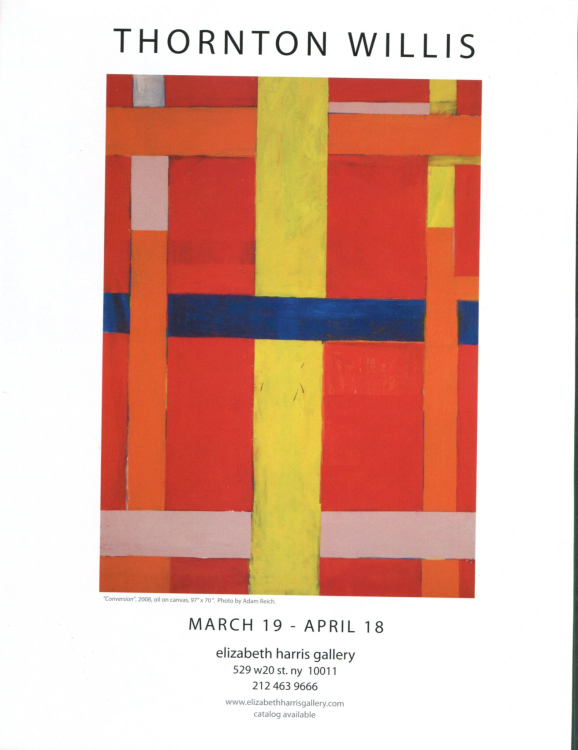 Thornton Willis 2009 Art Exhibition Ad Advert