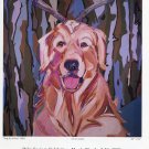 Joe Baker Dog As A Deer 1989 Art Exhibition Ad Advert Joe Baker Dog As A Deer 1989 Art Exhibition Ad Advert