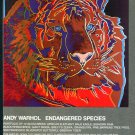 Andy Warhol Siberian Tiger Endangered Species Art Ad Advert Magazine Advertisement