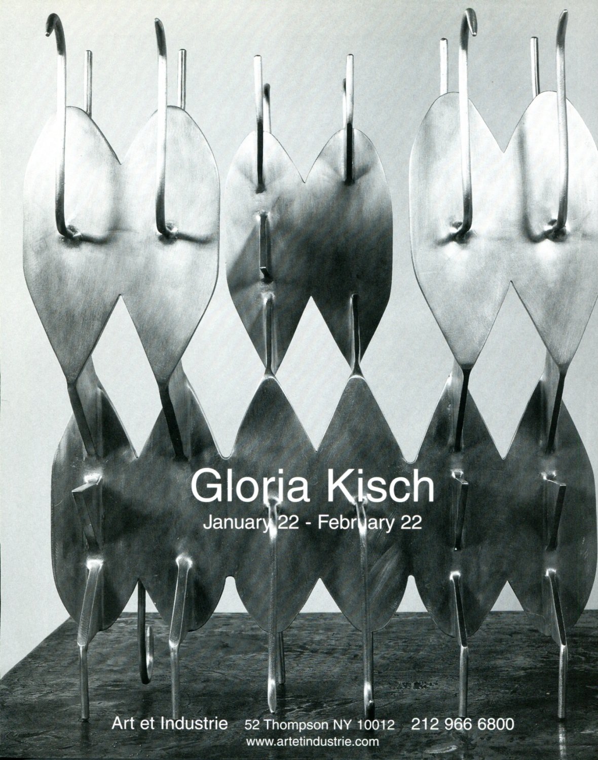 Gloria Kisch 1997 Art Exhibition Ad Advert