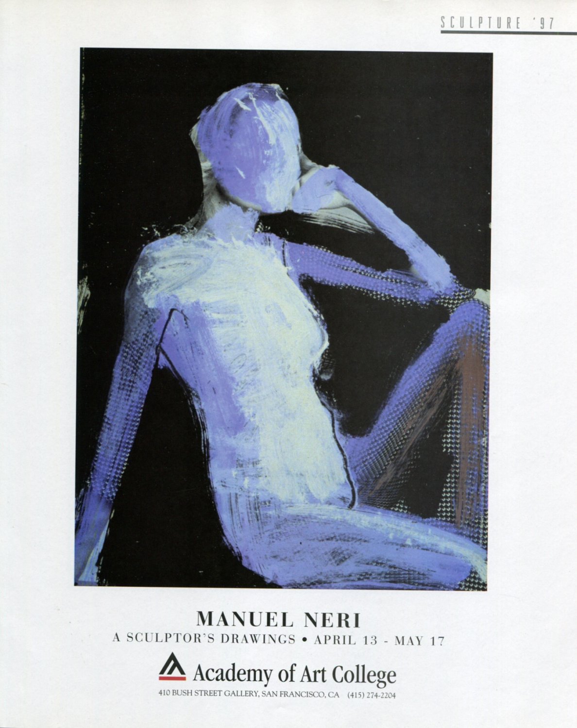 Manuel Neri 1997 Art Exhibition Ad Advert